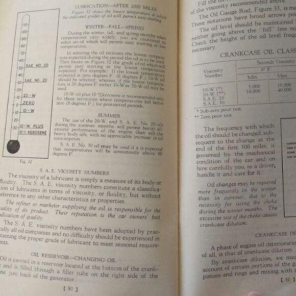Instructions for the Operation and Care of Your 1937 Chevrolet Car Booklet Vtg. - Picture 2 of 15